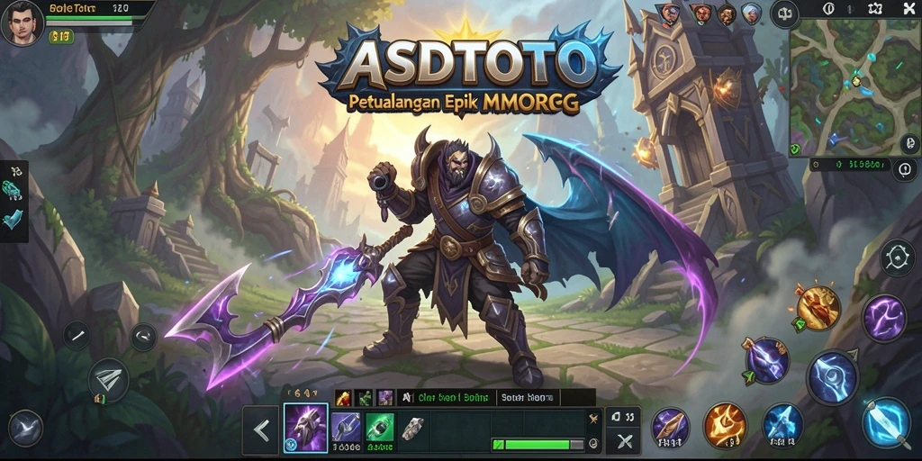 Tampilan gameplay epik dari ASDTOTO dalam dunia MMORPG yang menakjubkan.