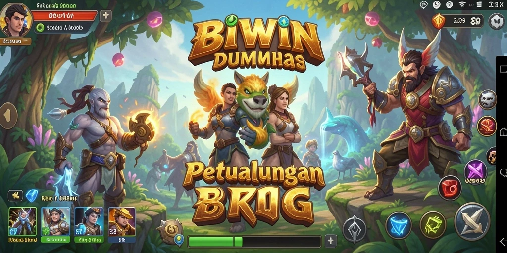 Tampilan gameplay RPG yang seru dan menantang di BIWIN.