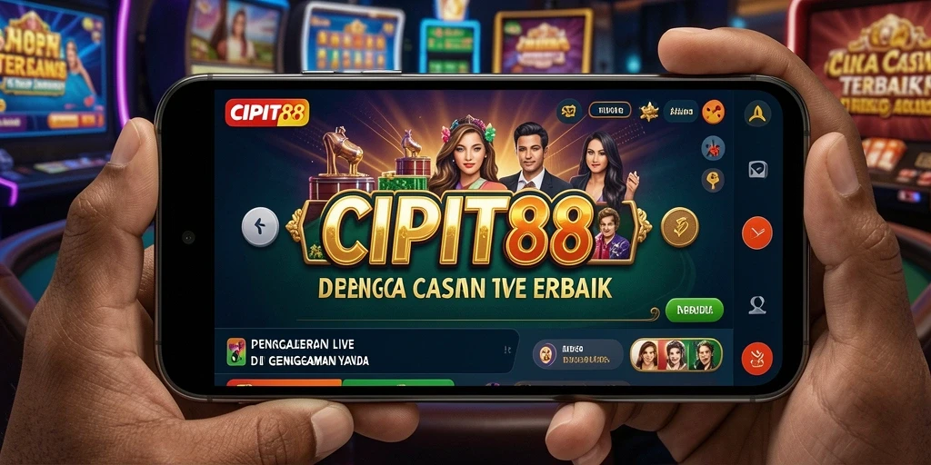 Screenshot utama gameplay Live Casino di CIPIT88.