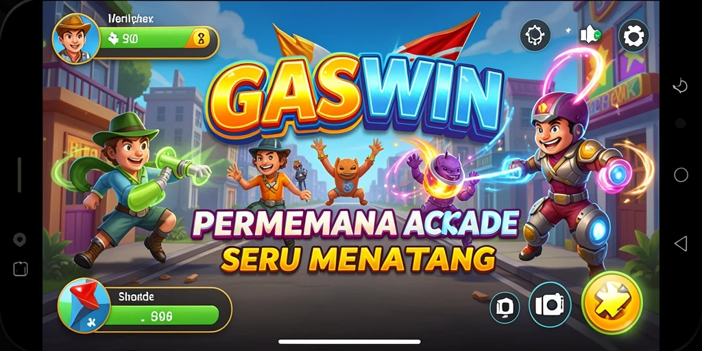 Tampilan menarik dari gameplay GASWIN yang penuh tantangan.