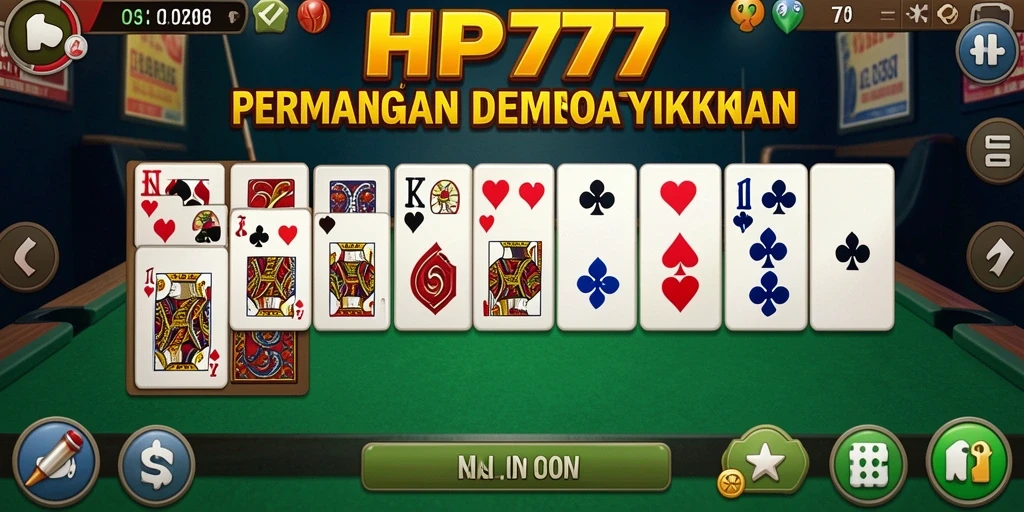 Tampilan gameplay HP777 yang menegangkan dan seru.