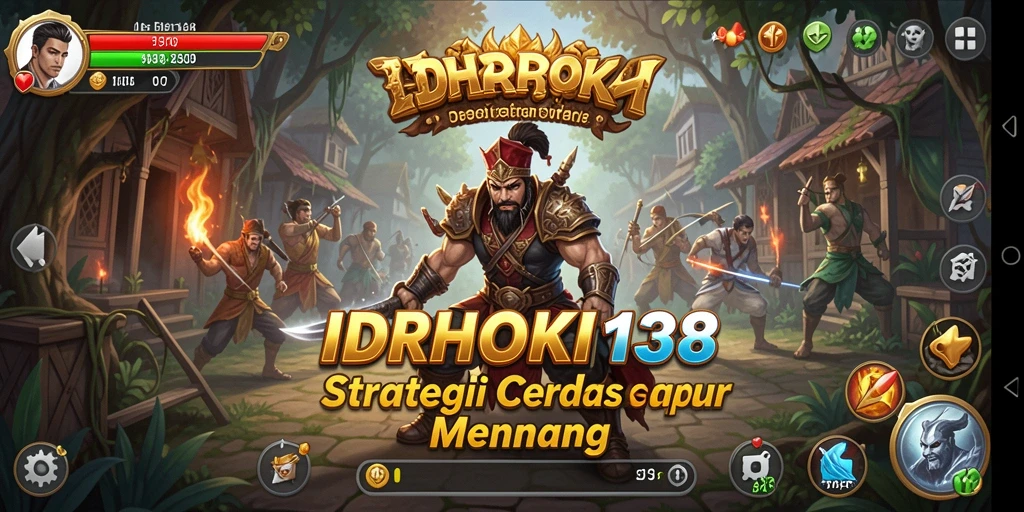 Tangkapan layar gameplay <strong>IDRHOKI138</strong> menampilkan pertempuran strategi yang intens.