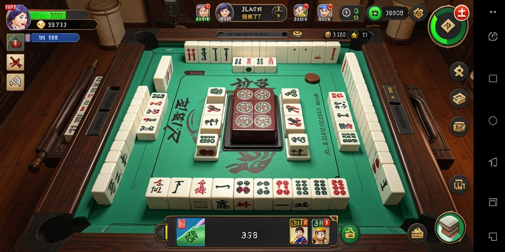 Tampilan gameplay Mahjong yang menakjubkan di JELAS777.