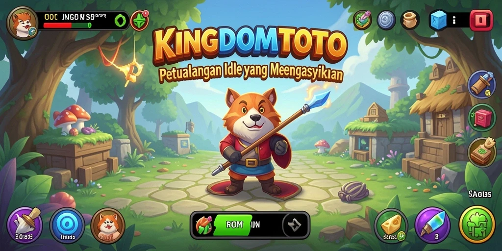 Tampilan gameplay <strong>KINGDOMTOTO</strong> yang memukau dengan karakter dan grafik yang menarik.