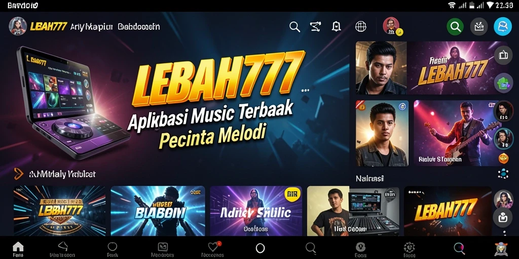 Tampilan gameplay LEBAH777 dengan koleksi lagu yang beragam.