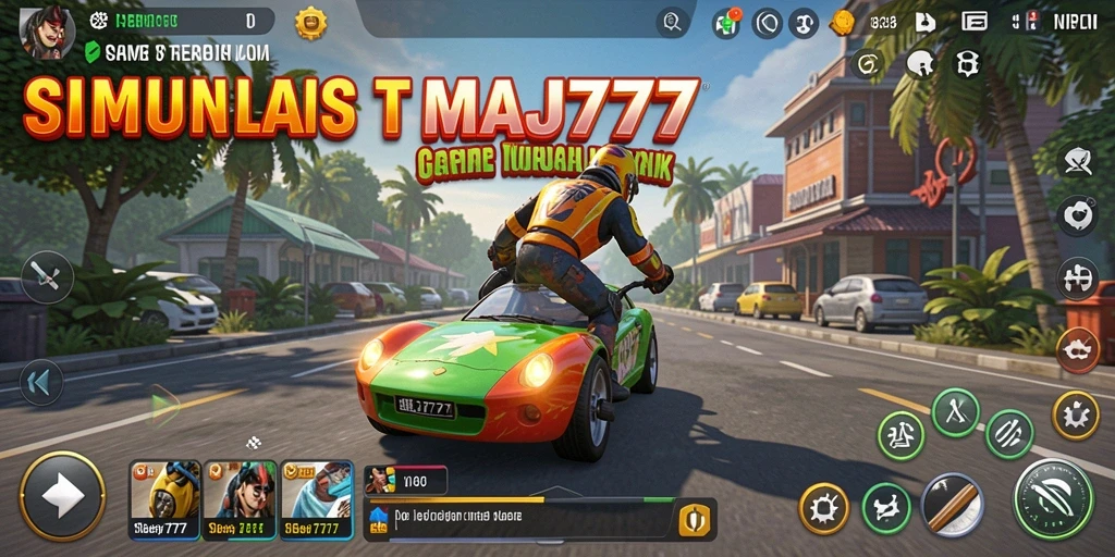 Screenshot gameplay MAJ777 yang menampilkan interaksi dalam simulasi.