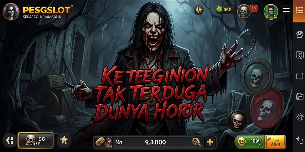 Screenshot PESGSLOT menampilkan gameplay menyeramkan yang penuh ketegangan.