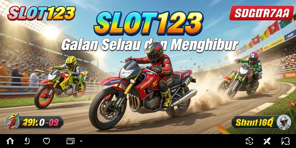Tampilan gameplay SLOT123 yang penuh aksi dan adrenalin.