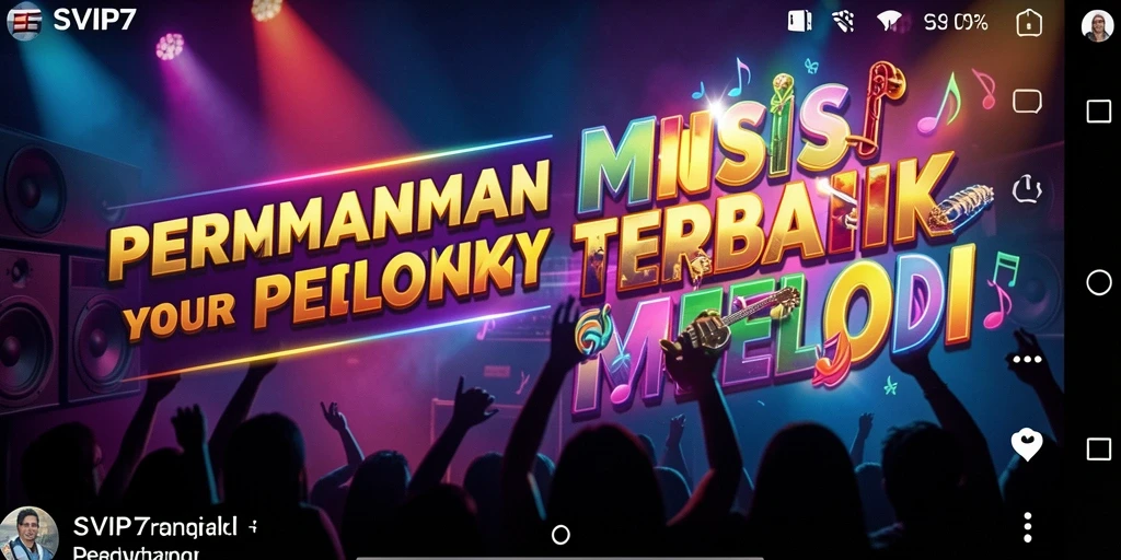 Tampilan gameplay menarik dan interaktif SVIP7 dengan beragam musik.