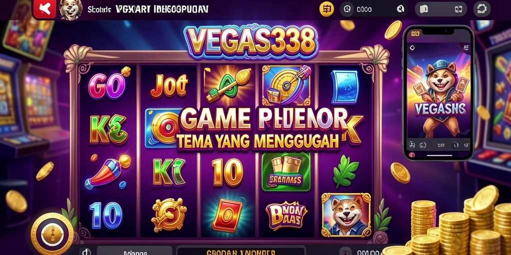 Skrinsut gameplay Slot VEGAS338 yang menampilkan berbagai tema menarik.